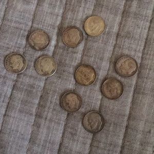 10 pre 64 Roosevelt dimes